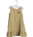 A Yellow Sleeveless Dresses from Petit Bateau in size 3T for girl. (Front View)