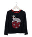 A Black Long Sleeve Tops from Little Marc Jacobs in size 10Y for girl. (Front View)