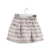 A Beige Short Skirts from Seed in size 6T for girl. (Back View)