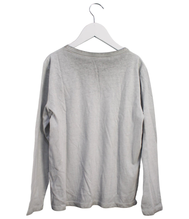 A Grey Long Sleeve Tops from Pepe Jeans in size 8Y for girl. (Back View)