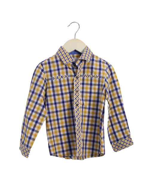 A Yellow Shirts from Kingkow in size 4T for boy. (Front View)