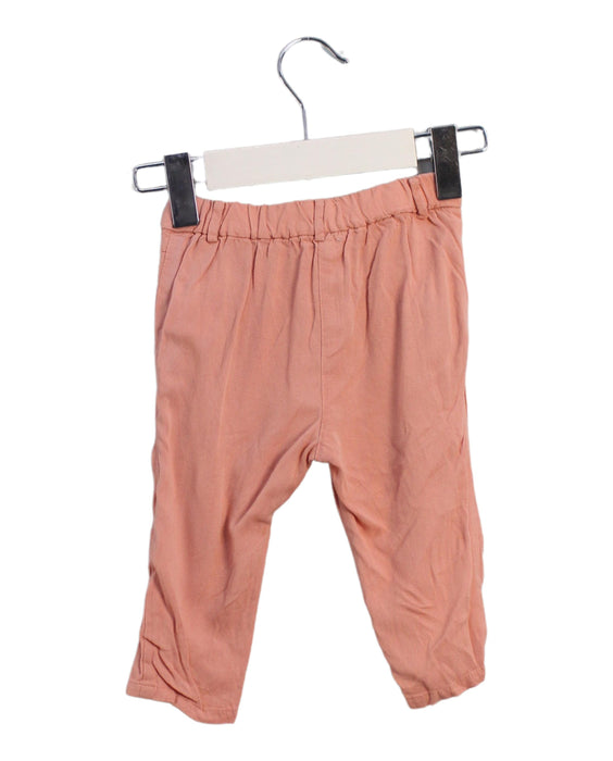 A Pink Casual Pants from Carrément Beau in size 6-12M for girl. (Back View)
