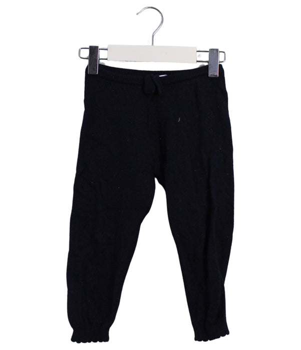 A Navy Sweatpants from Jacadi in size 2T for girl. (Front View)