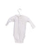 A White Long Sleeve Bodysuits from Jacadi in size 0-3M for boy. (Back View)