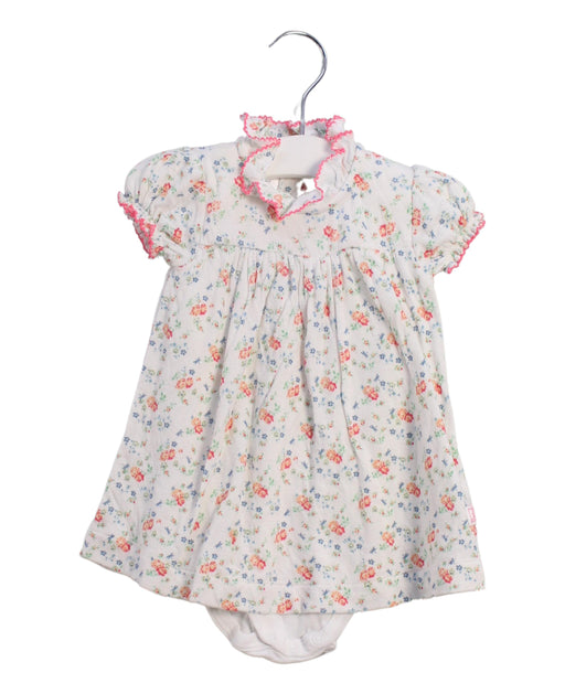 A Multicolour Short Sleeve Bodysuits from Petit Bateau in size 3-6M for girl. (Front View)