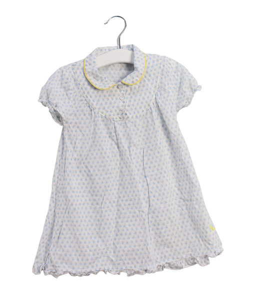 A Blue Short Sleeve Dresses from Bleu Comme Gris in size 2T for girl. (Front View)