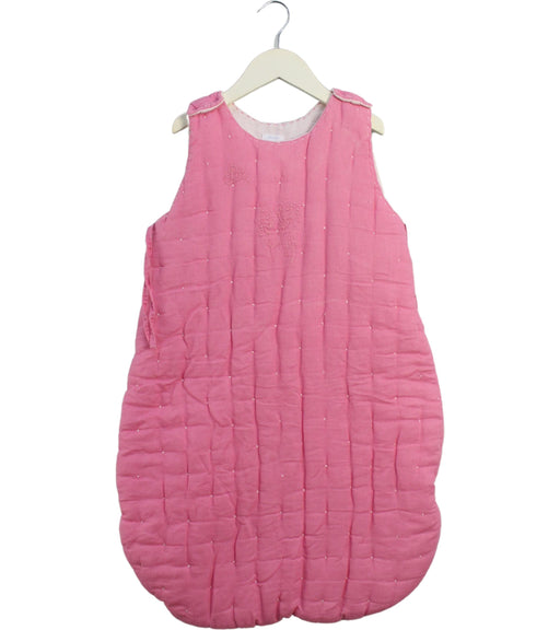 A Pink Sleepsacs from Jacadi in size O/S for girl. (Front View)