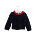 A Navy Cardigans from Jacadi in size 2T for girl. (Front View)