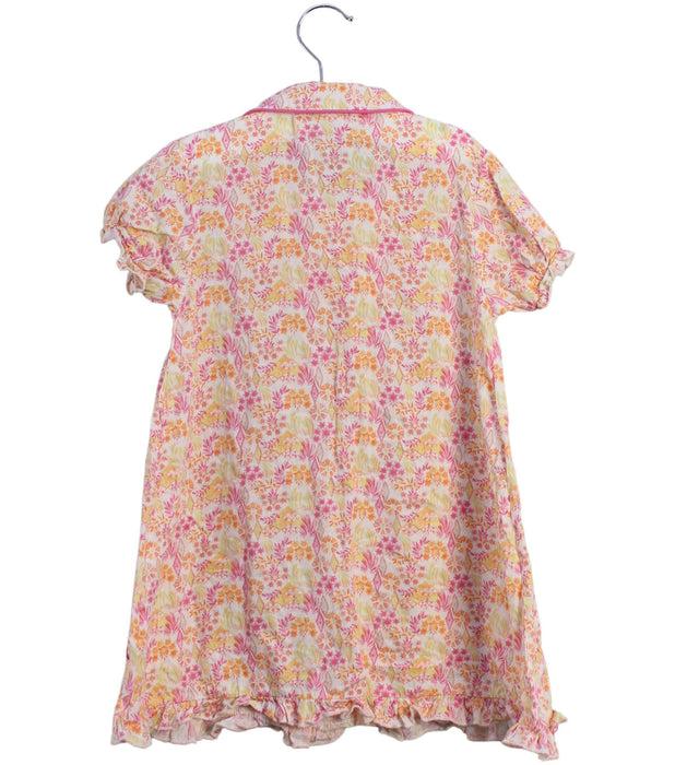 A Multicolour Short Sleeve Dresses from Bleu Comme Gris in size 2T for girl. (Back View)