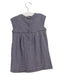 A Navy Short Sleeve Dresses from Cyrillus in size 12-18M for girl. (Back View)