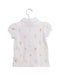 A White Short Sleeve Polos from Ralph Lauren in size 6-12M for girl. (Back View)