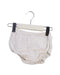 A White Bloomers from Jacadi in size 6-12M for girl. (Front View)