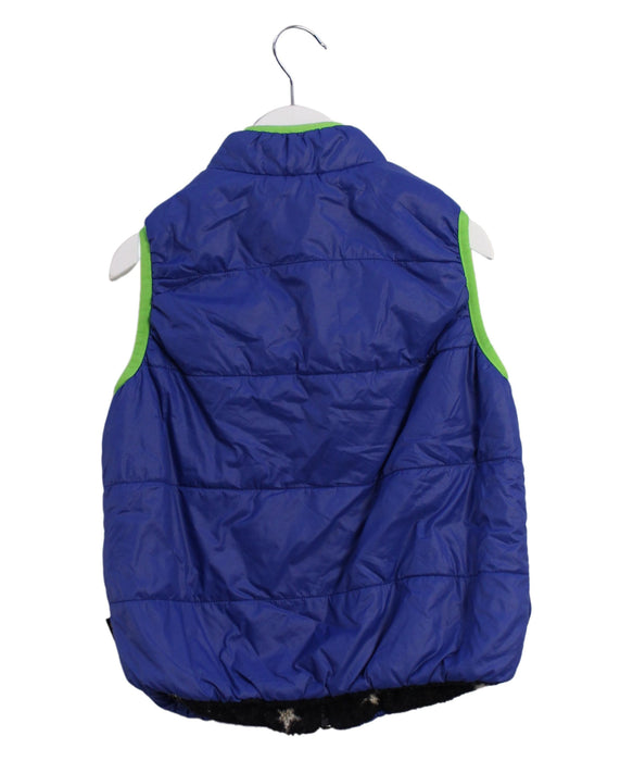 A Blue Outerwear Vests from Miki House in size 4T for boy. 