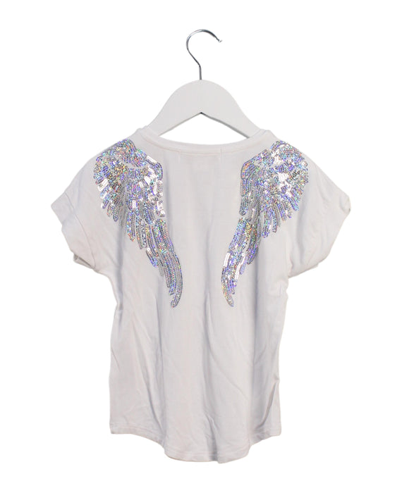 A White Short Sleeve T Shirts from Angel's Face in size 2T for girl. (Back View)