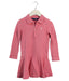 A Pink Long Sleeve Dresses from Polo Ralph Lauren in size 3T for girl. (Front View)