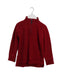 A Red Zippered Sweatshirts from Crewcuts in size 4T for boy. (Front View)