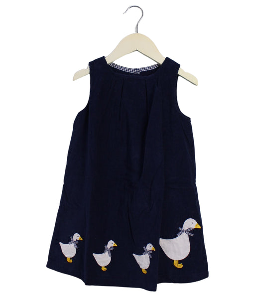A Navy Sleeveless Dresses from Confiture in size 4T for girl. (Front View)