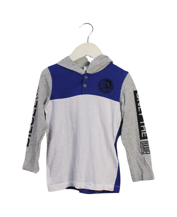 A Blue Long Sleeve Tops from Diesel in size 3T for boy. (Front View)