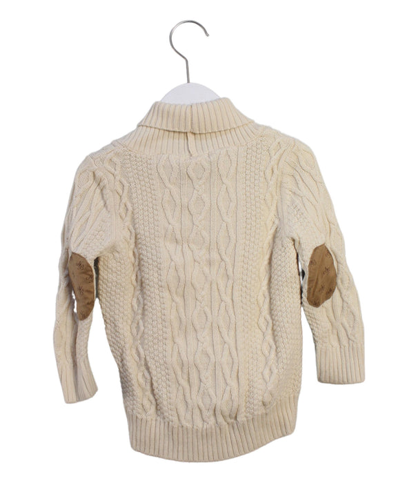 A Ivory Lightweight Jackets from Nicholas & Bears in size 3T for boy. (Back View)