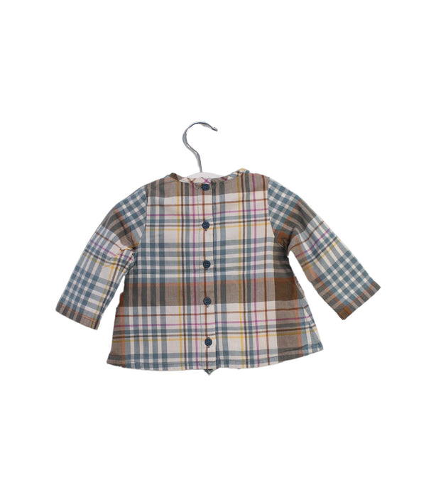A Multicolour Long Sleeve Tops from Petit Bateau in size 3-6M for girl. (Back View)