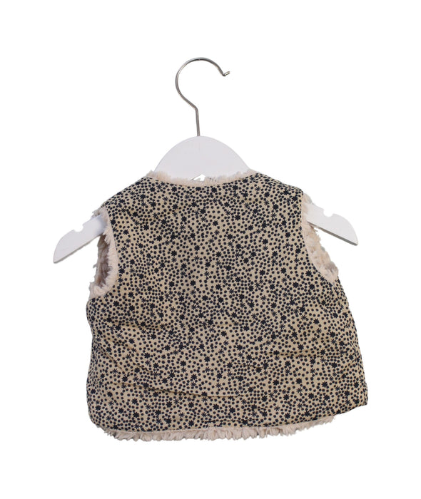 A Beige Vests from TALC in size 3-6M for girl. (Back View)