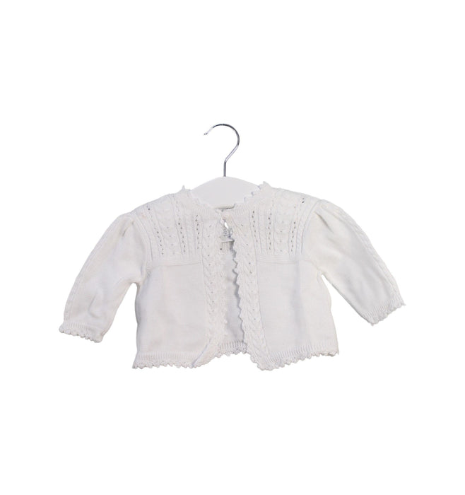 A White Cardigans from Ralph Lauren in size 0-3M for girl. (Front View)
