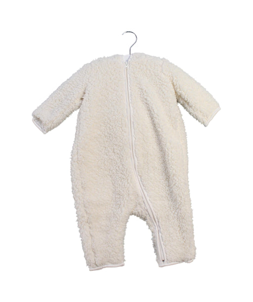 A Ivory Long Sleeve Jumpsuits from Seed in size 3-6M for girl. (Front View)