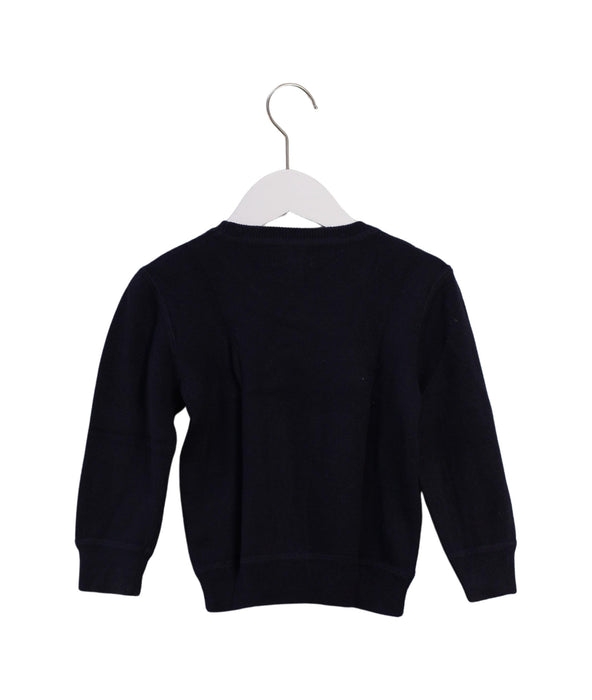 A Navy Crewneck Sweatshirts from Polo Ralph Lauren in size 3T for boy. (Back View)