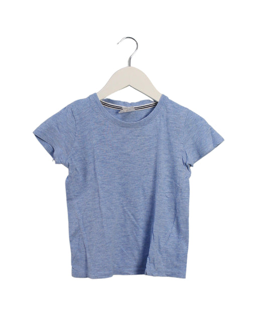 A Blue Short Sleeve T Shirts from Seed in size 4T for boy. (Front View)