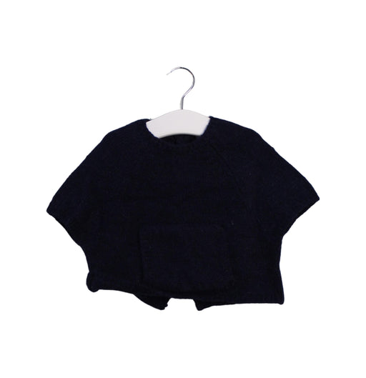 A Navy Short Sleeve Tops from Bout'Chou in size 6-12M for girl. (Front View)