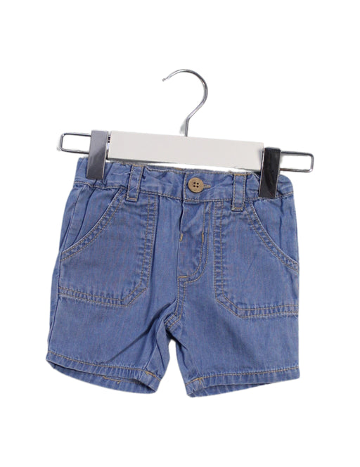 A Blue Shorts from Bout'Chou in size 6-12M for boy. (Front View)