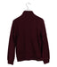 A Burgundy Zippered Sweatshirts from Polo Ralph Lauren in size 5T for boy. (Back View)