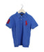 A Blue Short Sleeve Polos from Polo Ralph Lauren in size 5T for boy. (Front View)