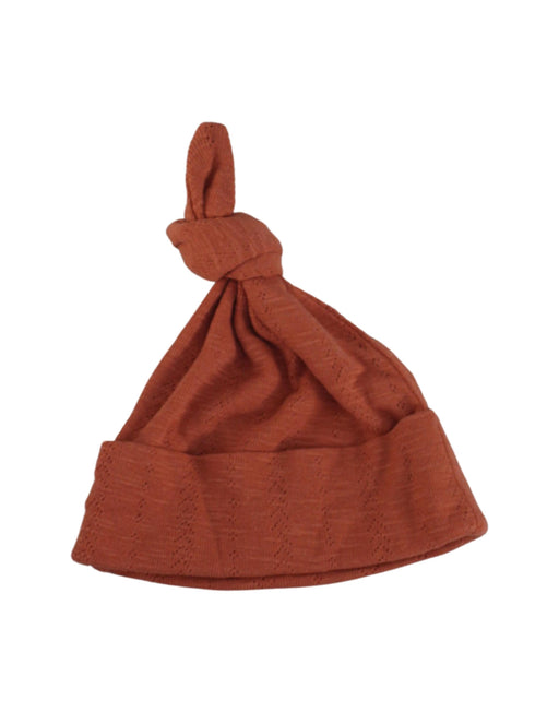 A Orange Beanies from Kate Quinn in size 0-3M for boy. (Front View)