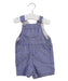 A Blue Overall Shorts from Petit Bateau in size 3-6M for neutral. (Front View)