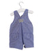 A Blue Overall Shorts from Petit Bateau in size 3-6M for neutral. (Back View)