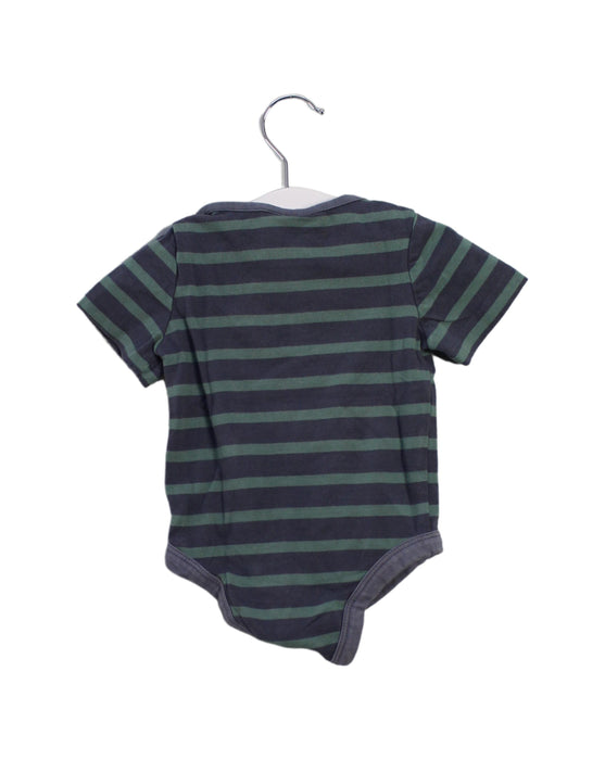 A Navy Short Sleeve Bodysuits from Tommy Bahama in size 3-6M for neutral. (Back View)