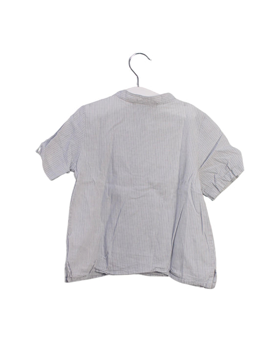 A Grey Short Sleeve Tops from Bonpoint in size 4T for neutral. (Back View)