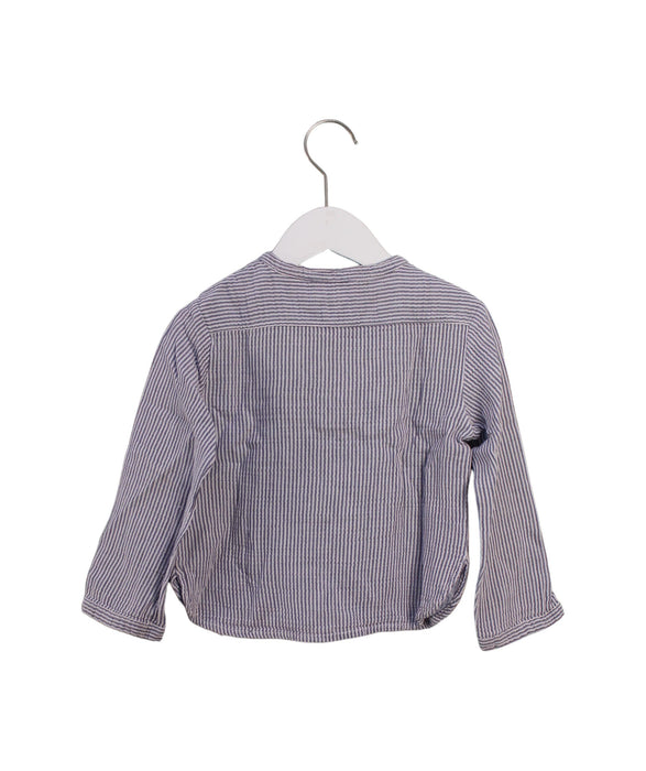 A Grey Long Sleeve Tops from Buho in size 3T for neutral. (Back View)