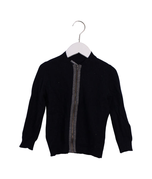 A Black Lightweight Jackets from Bonpoint in size 4T for neutral. (Front View)