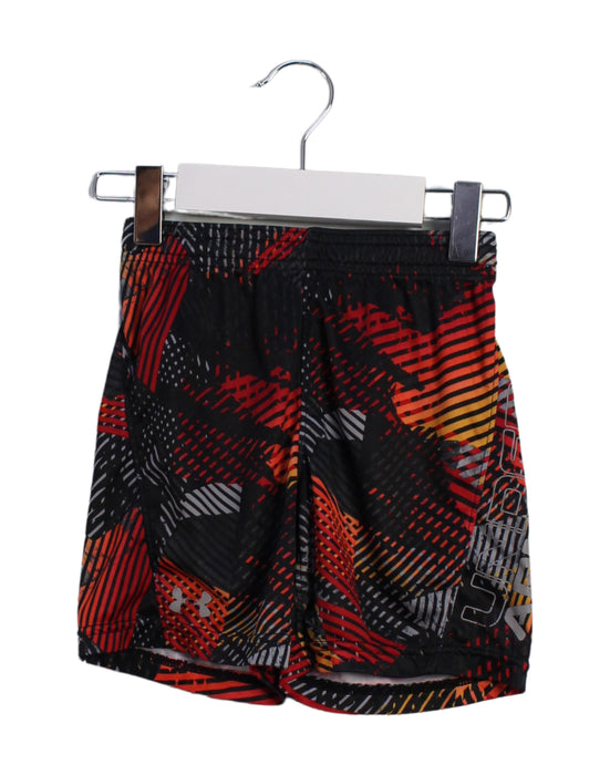 A Black Shorts from Under Armour in size 3T for boy. (Front View)