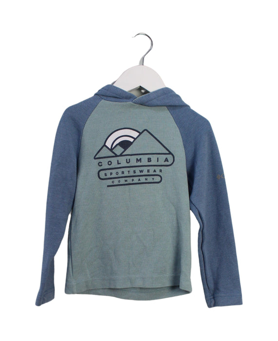 A Teal Sweatshirts from Columbia in size 4T for boy. (Front View)