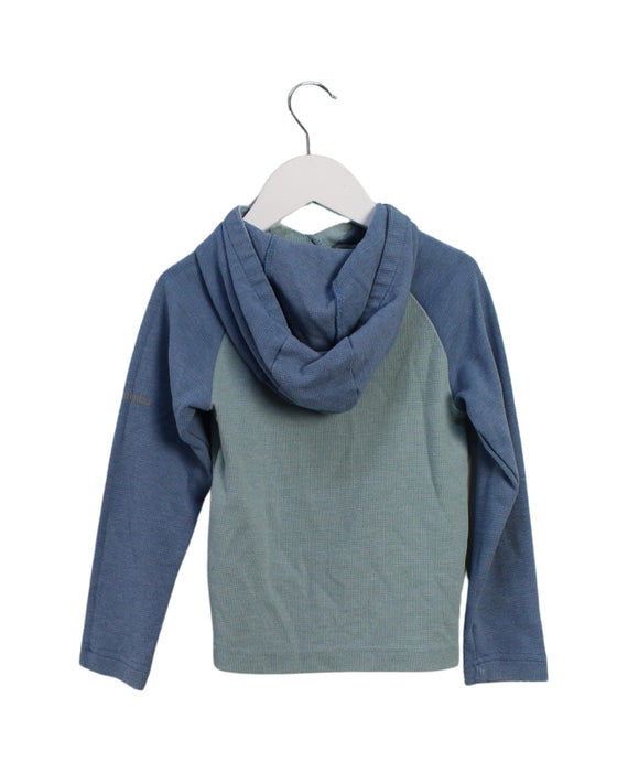 A Teal Sweatshirts from Columbia in size 4T for boy. (Back View)