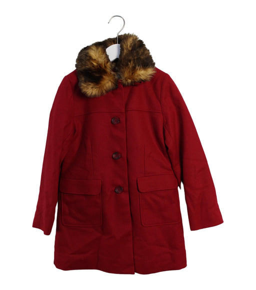 A Red Coats from Jacadi in size 8Y for girl. (Front View)