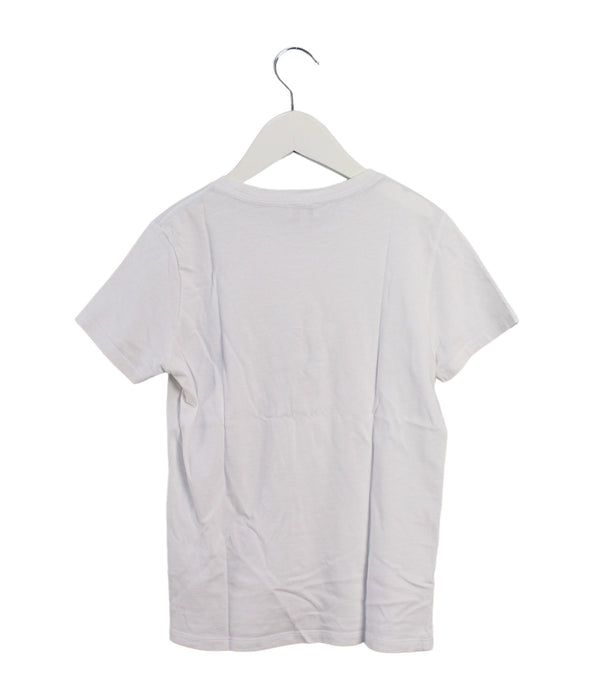A White Short Sleeve T Shirts from Paul Smith in size 8Y for boy. (Back View)