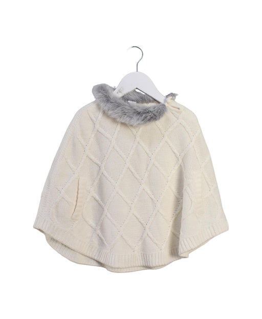 A Ivory Capes & Ponchos from Janie & Jack in size 4T for girl. (Front View)