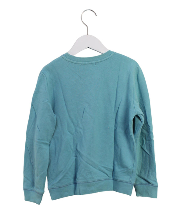 A Teal Crewneck Sweatshirts from Stella McCartney in size 8Y for boy. (Back View)