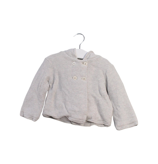 A Grey Lightweight Jackets from Cyrillus in size 6-12M for boy. (Front View)