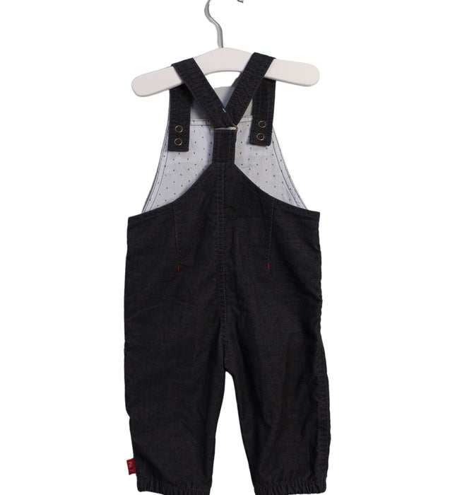 A Navy Long Overalls from Sergent Major in size 6-12M for girl. (Back View)