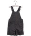 A Grey Overall Shorts from Petit Bateau in size 12-18M for boy. (Front View)